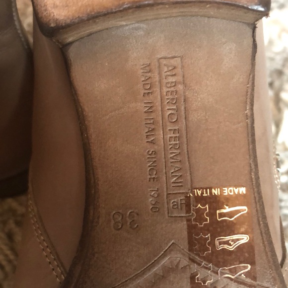 Alberto Fermani Leather Ankle Boots - Picture 5 of 5